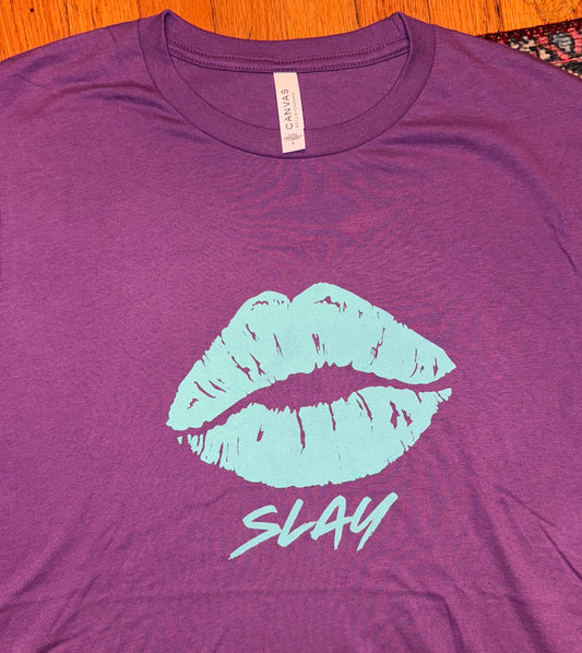 SLAY! T-Shirt (Royal Purple)